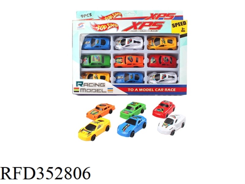 9 PULL BACK CARTS