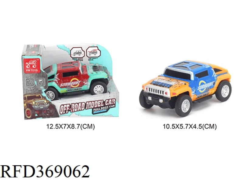 1:43 TWO-CHANNEL PULL BACK DRIFTING STUNT CAR