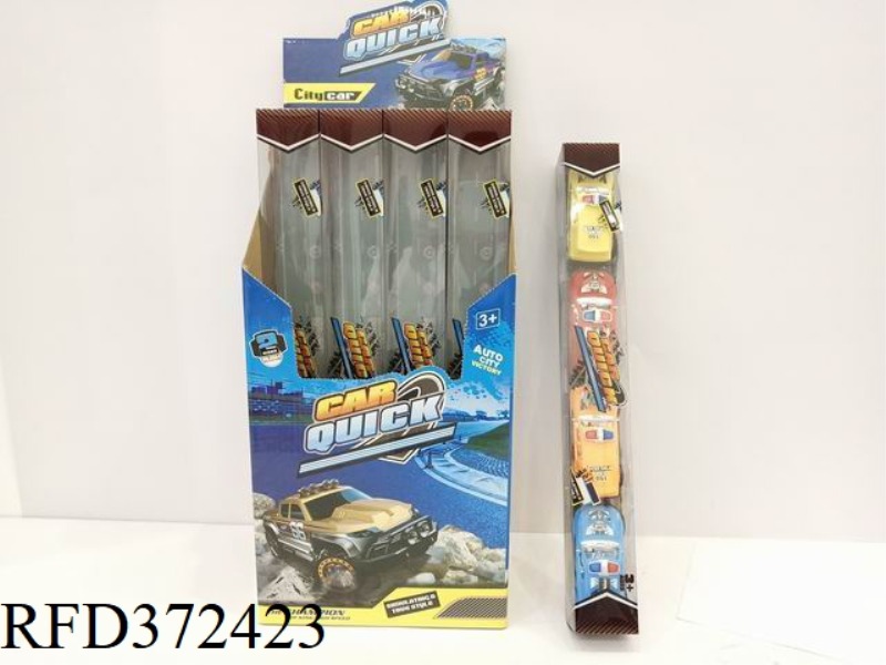 PULL BACK SIMULATION POLICE CAR 12PCS