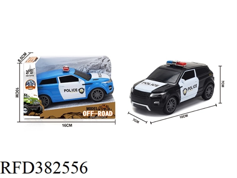 1:28 LAND ROVER POLICE CAR PULL BACK CAR