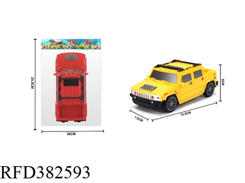 1:28 SIMULATED HUMMER BACK IN BAGS