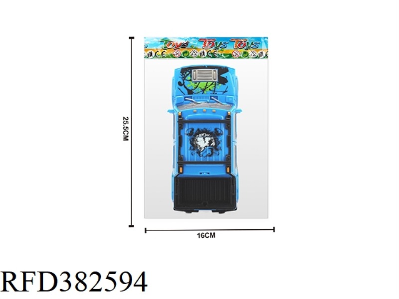 1:28 HUMMER GRAFFITI PULL BACK CAR BAG