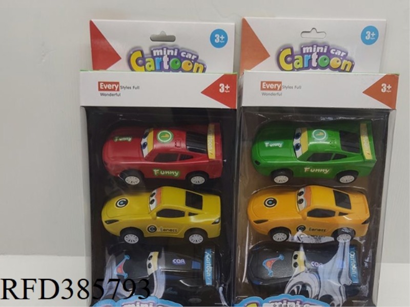 SPRAY PAINT PULL BACK CARTOON CAR