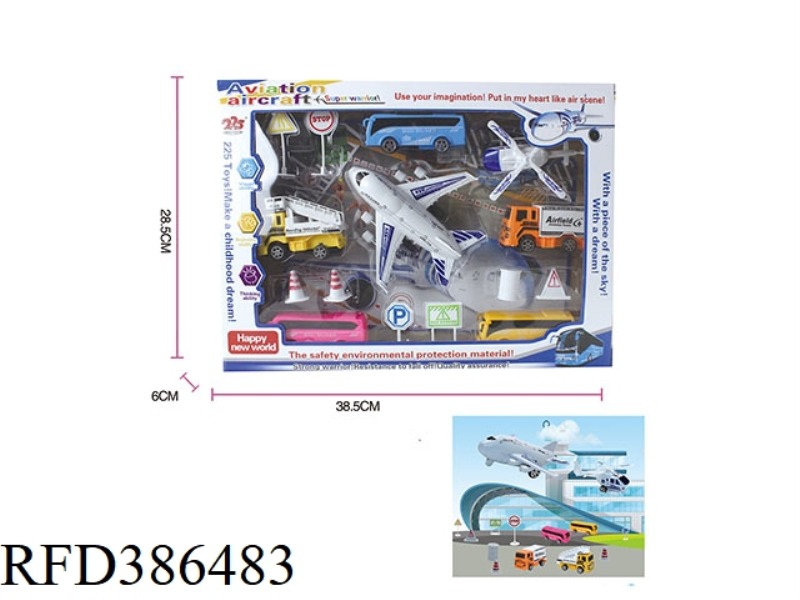 MECHANICAL PULL-BACK AIR PLANE