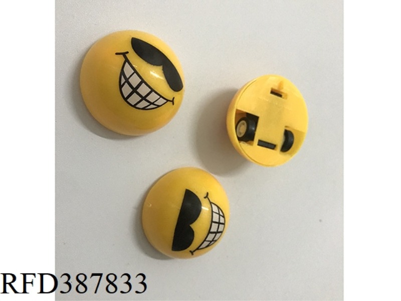 SMILING FACE HALF CIRCLE BOOMERANG