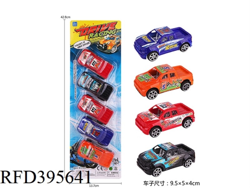 PULL BACK PICKUP TRUCK (5PCS)