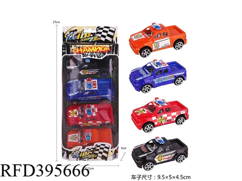 PULL BACK POLICE CAR