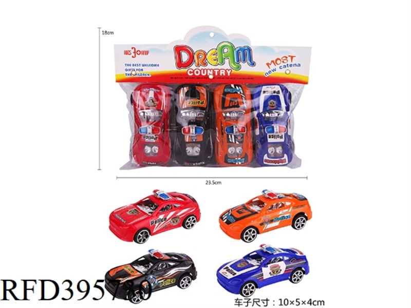 PULL BACK POLICE CAR