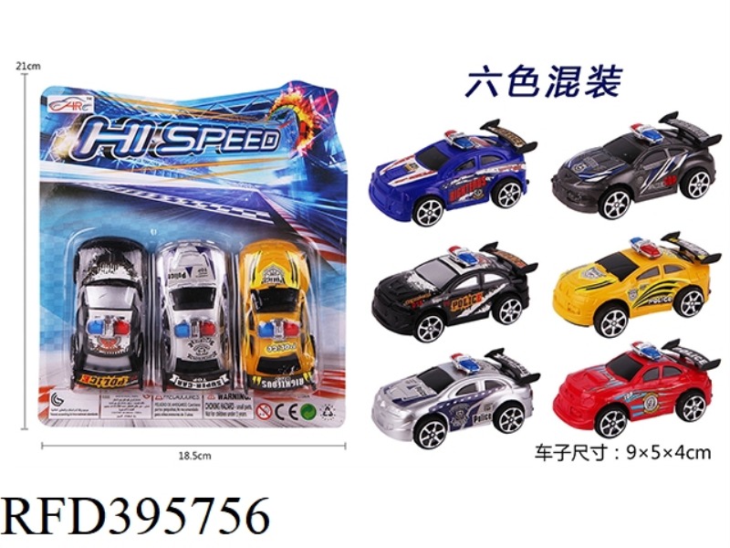 PULL BACK POLICE CAR
