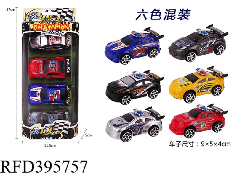 PULL BACK POLICE CAR