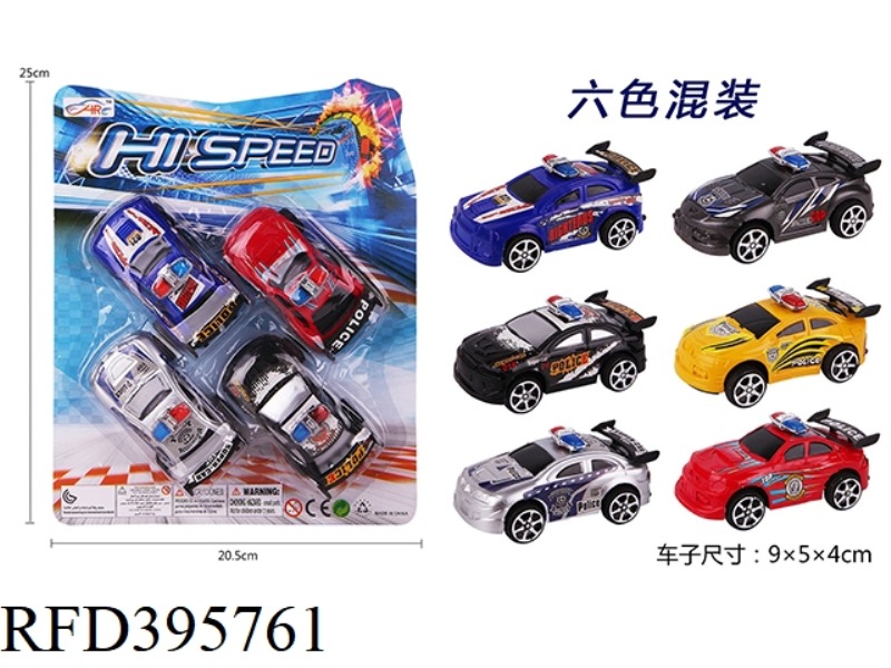 PULL BACK POLICE CAR