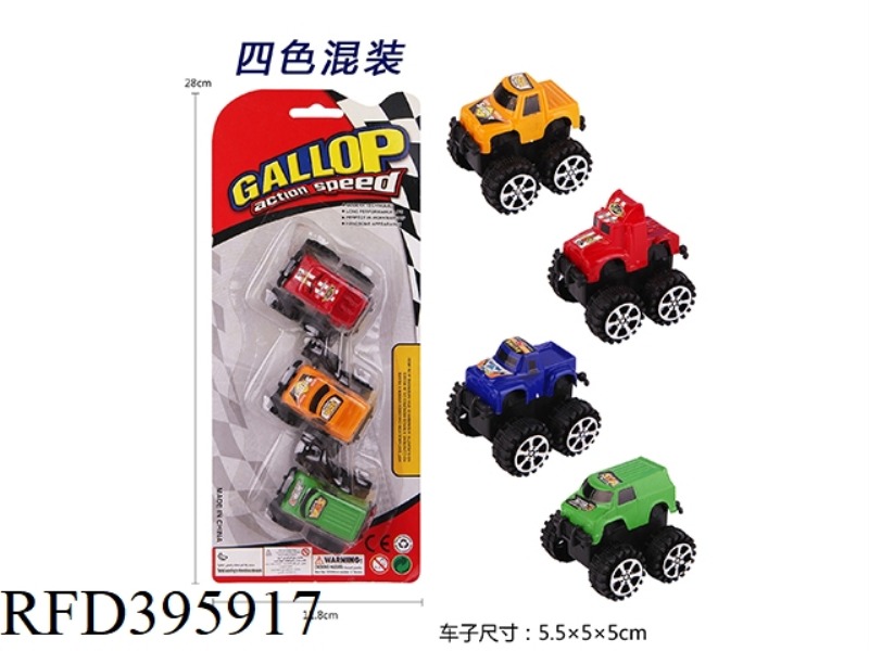 PULL BACK OFF-ROAD PICKUP TRUCK