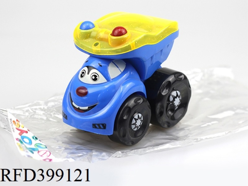 ABS PULL BACK CARTOON POLICE CAR