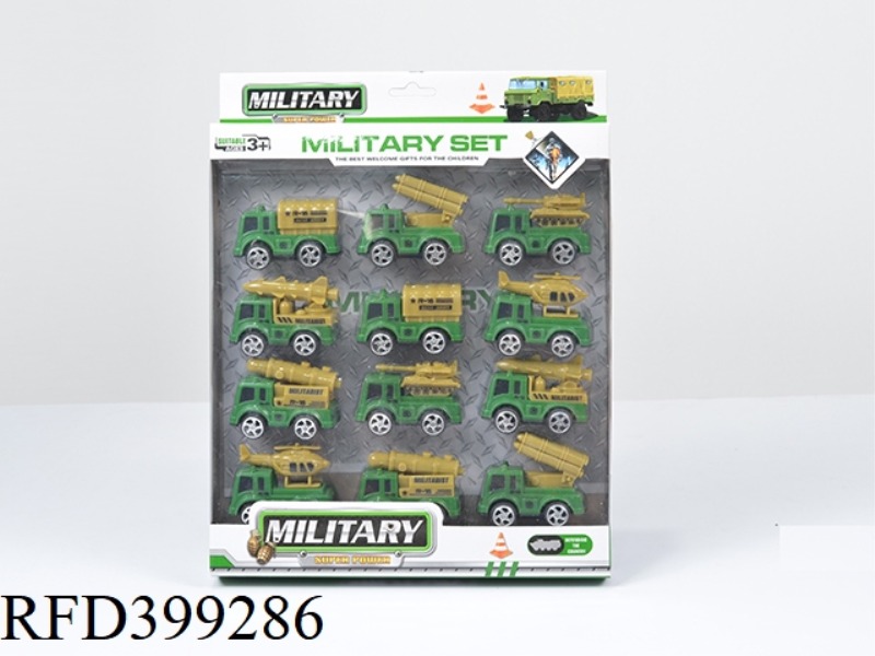 PULL BACK MILITARY CAR
