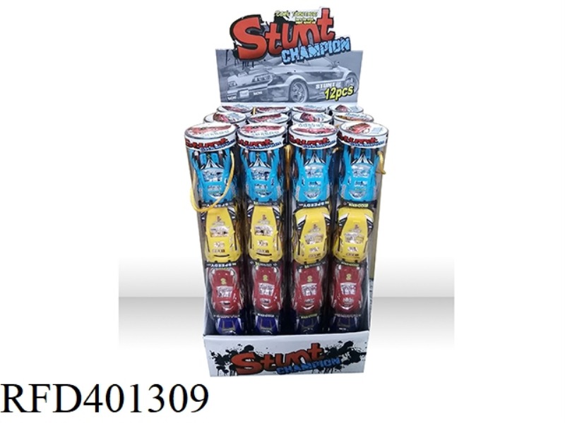 13 CM PULL BACK CAR 12PCS