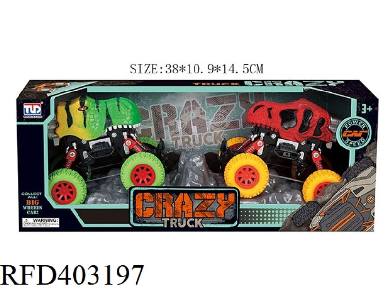 PULL BACK TYRANNOSAURUS / CRACKLE DRAGON