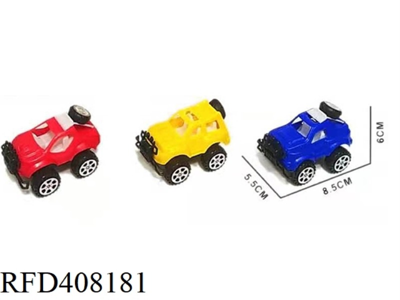 PULL BACK OFF-ROAD VEHICLE 1PCS