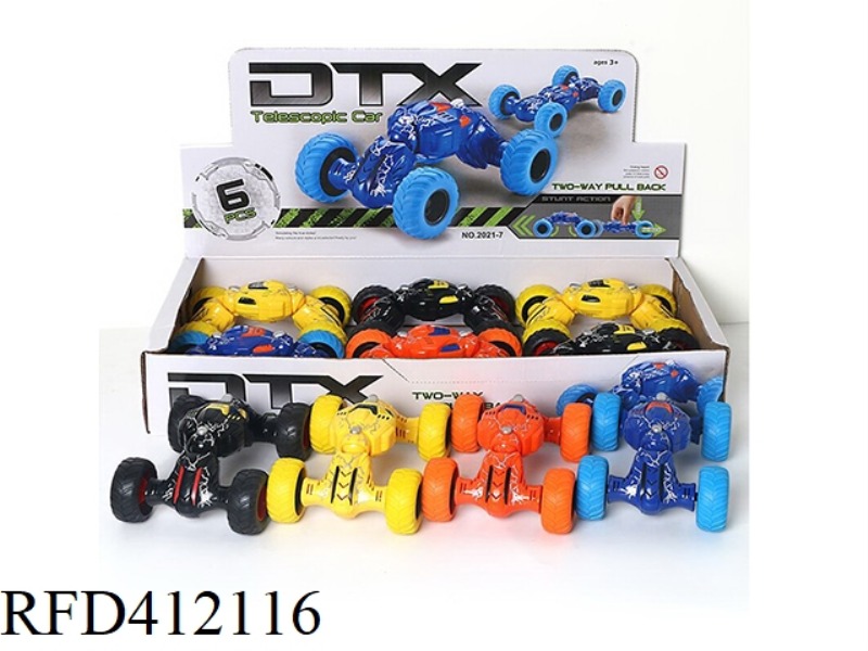 DOUBLE PULL BACK OFF-ROAD VEHICLE 6PCS