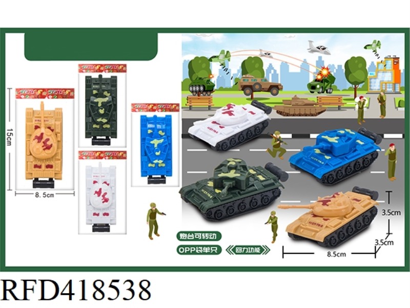 2 4 COLOR PULL BACK SIMULATION TANKS