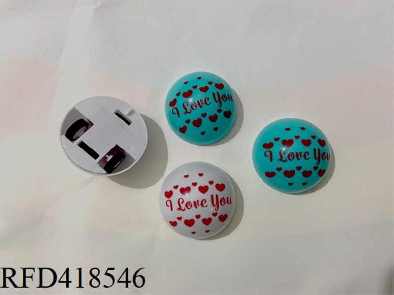 VALENTINE'S DAY I LOVE YOU SEMICIRCLE PULL BACK CAR