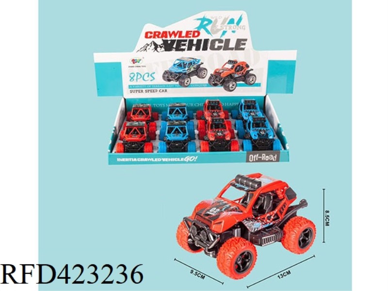 PULL BACK OFF-ROAD VEHICLE 8PCS