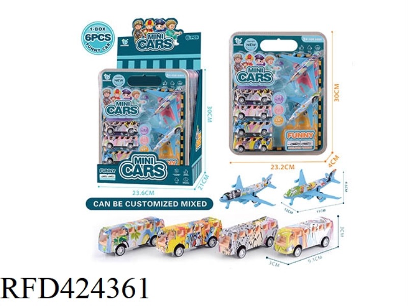 PULL BACK CAR SERIES 6PCS