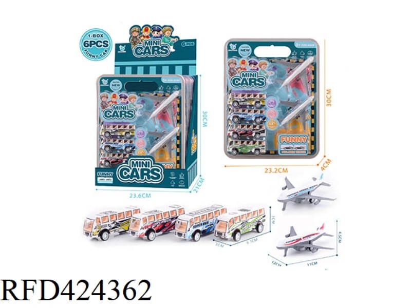 PULL BACK CAR SERIES 6PCS