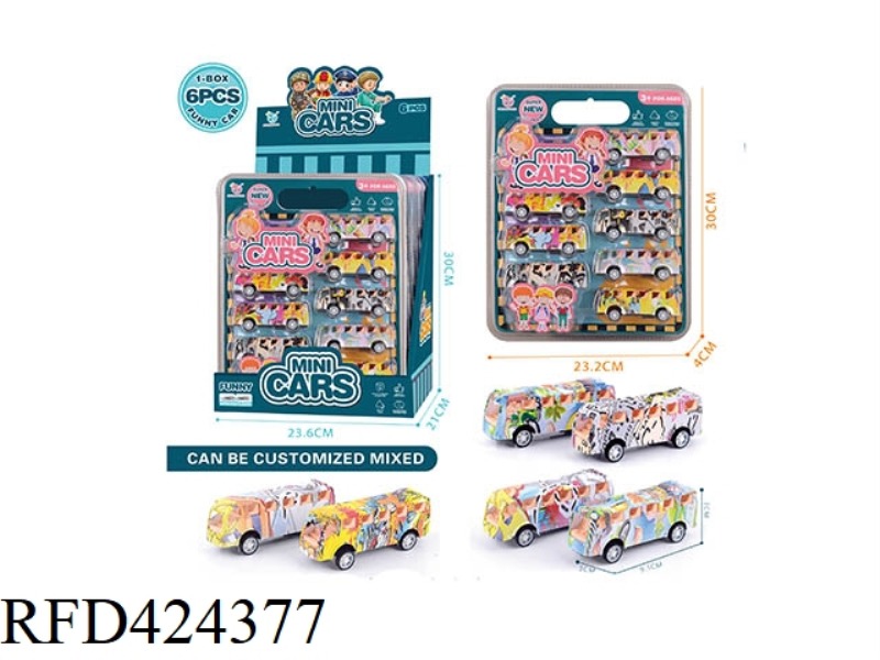 PULL BACK CAR SERIES 6PCS
