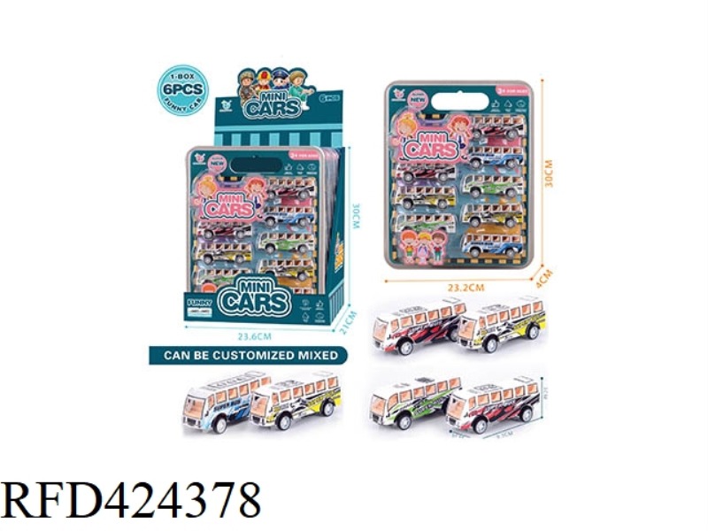 PULL BACK CAR SERIES 6PCS