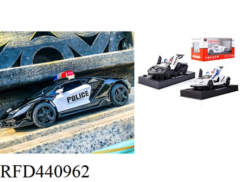 1:32 LAMBO LP770 PULL BACK POLICE CAR