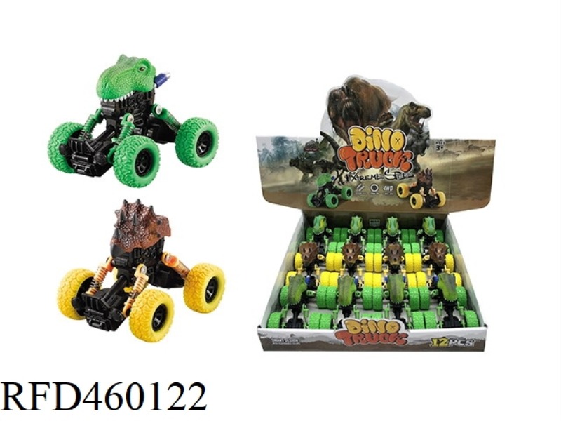 DINOSAUR CLIMBING CAR PULL BACK 12PCS
