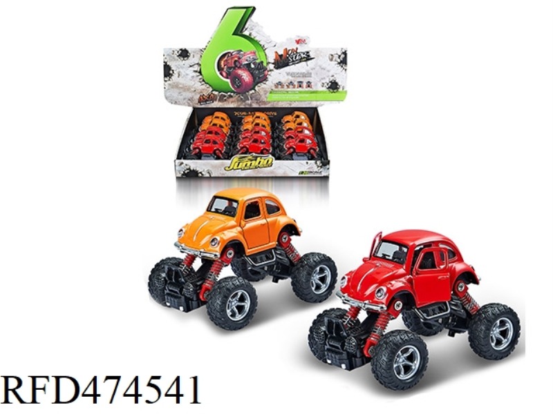 1:36Q VERSION OF ALLOY FRONT AND REAR RETURN FORCE WITH SPRING SHOCK ABSORBER SIMULATION CLIMBING WH