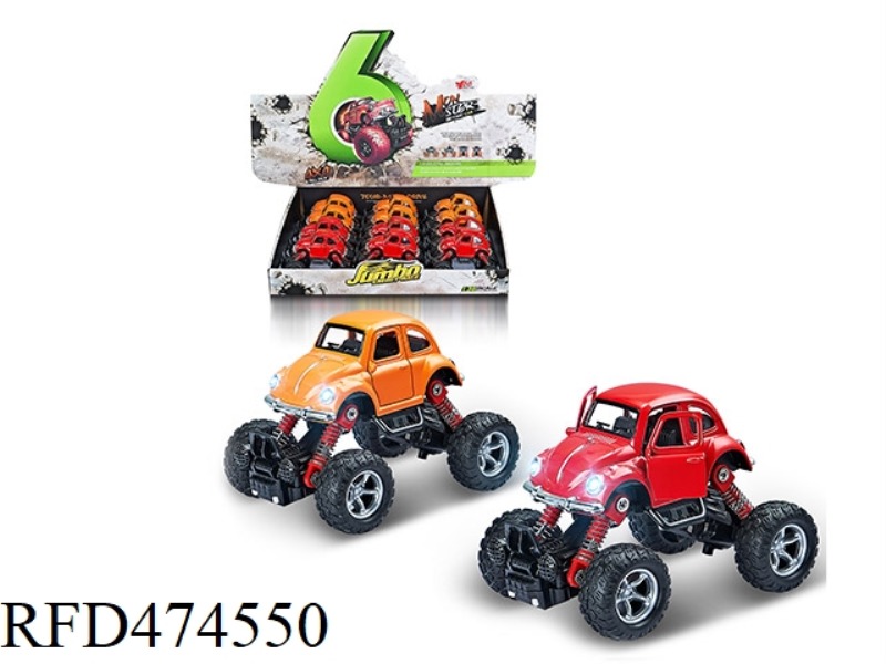 1:36Q VERSION OF ALLOY FRONT AND REAR RETURN FORCE WITH SPRING SHOCK ABSORBER SIMULATION CLIMBING WH