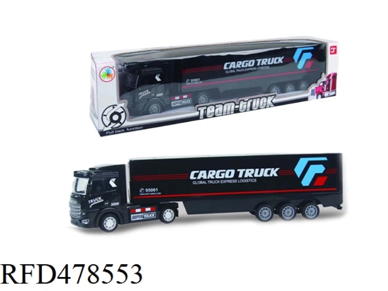 32cm pull back tractor container truck