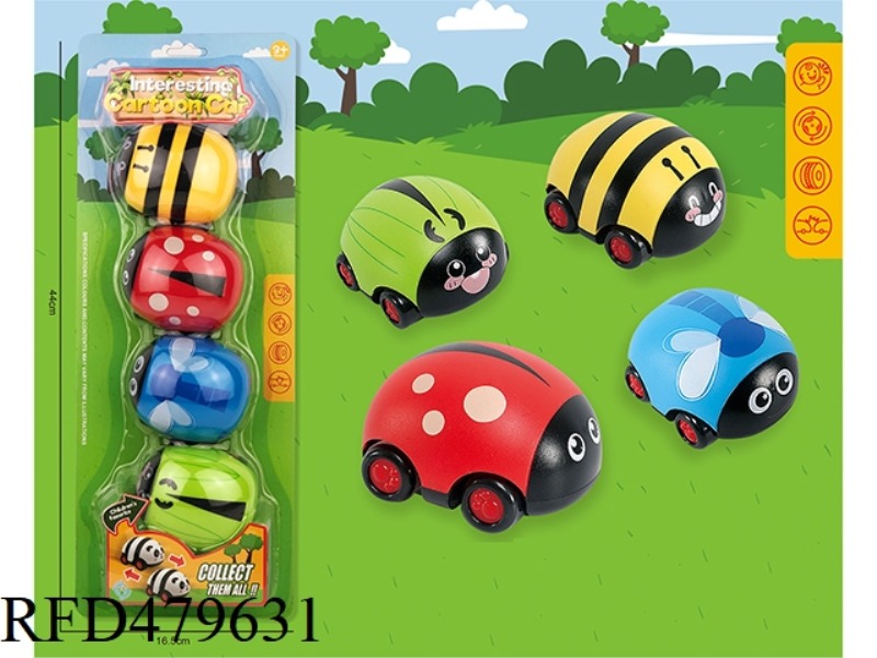 TWO-WAY PULL BACK INSECT CAR