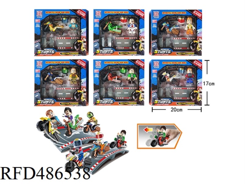 RACING MOTORCYCLE (6 MIXED MODELS)