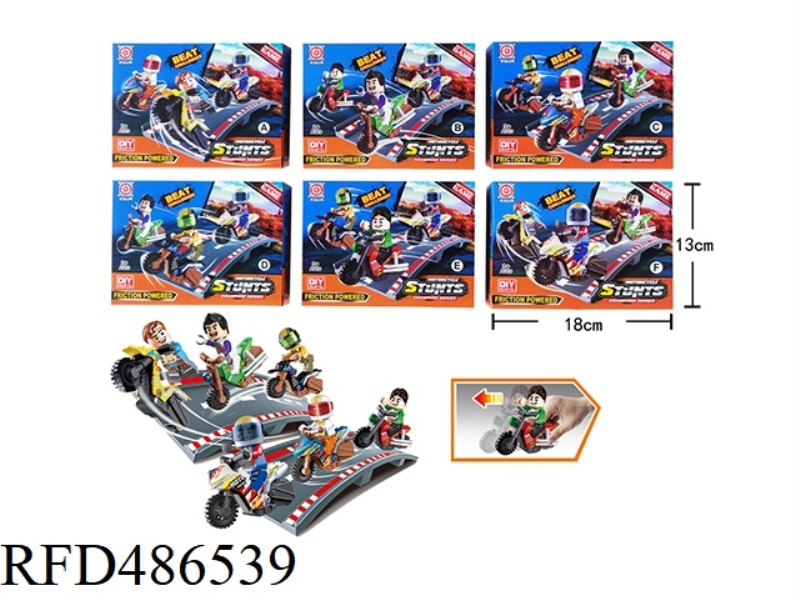 RACING MOTORCYCLE (6 MIXED MODELS)