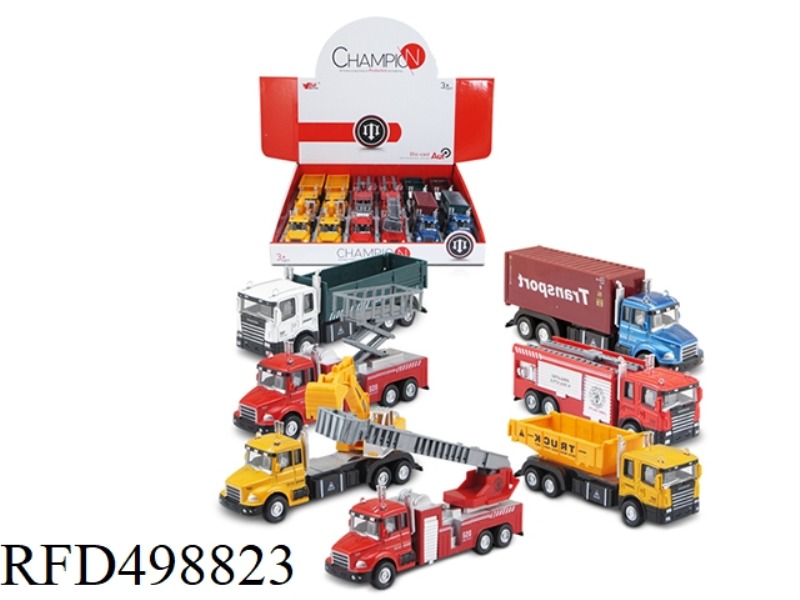 ALLOY TRACTORS, FIRE FIGHTING, ENGINEERING TRACTOR (12 / BOX)