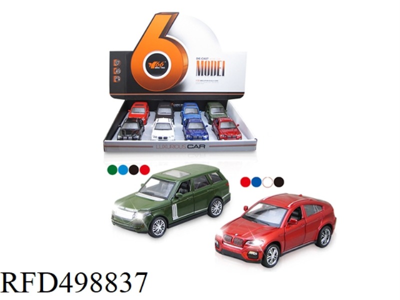 ALLOY BUGGY SIMULATION 4 DOORS (8 / BOX)