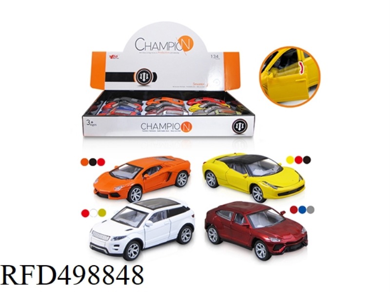 ALLOY REBOUND SIMULATION VEHICLE (12 / BOX)