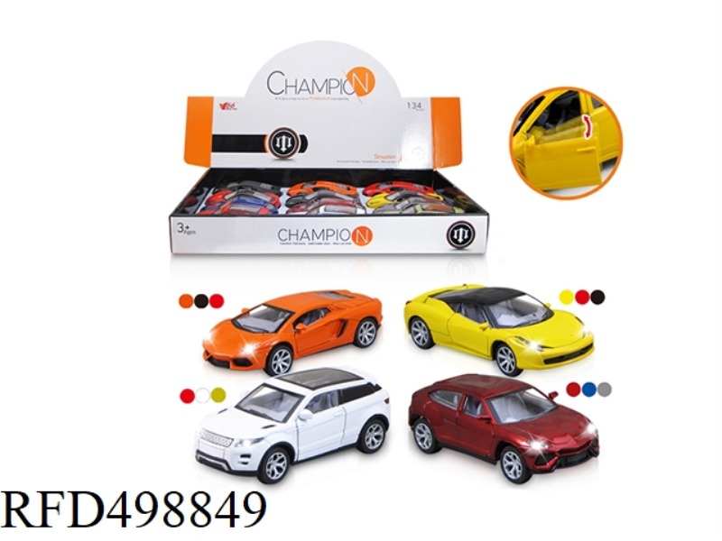 ALLOY REBOUND SIMULATION VEHICLE (12 / BOX)