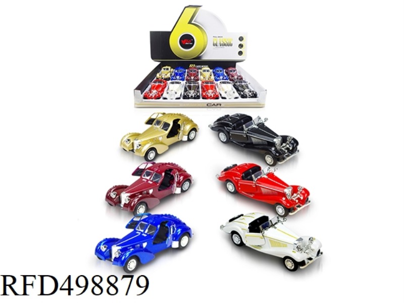 1:24 CLASSIC CAR JAI AI TWO-DOOR CAR (12 PIECES/BOX)