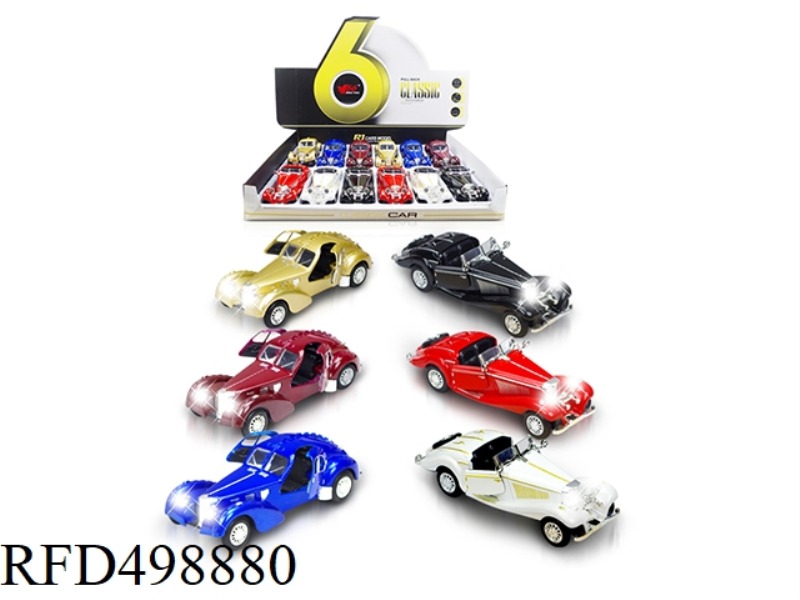 1:24 CLASSIC CAR JAI AI TWO-DOOR CAR (12 PIECES/BOX)