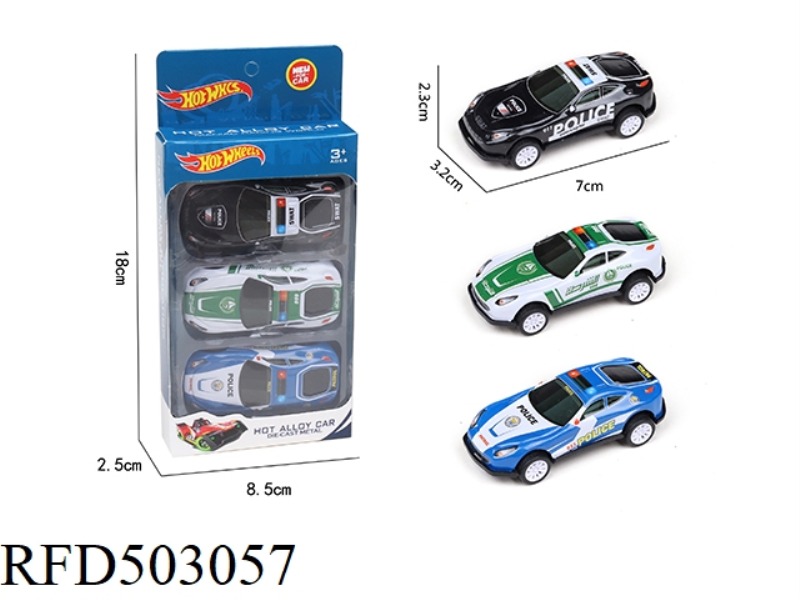 3 JAI TIN WAGONS (POLICE CARS)
