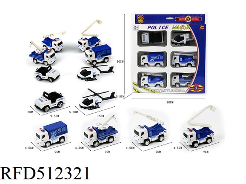 JAI ALAI POLICE CAR 6 ONLY