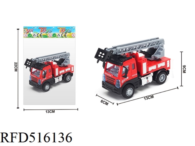 1:64 COMEBACK EUROPEAN LADDER FIRE TRUCK