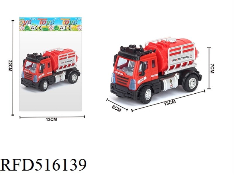 1:64 COMEBACK EUROPEAN WATER TANK FIRE TRUCK