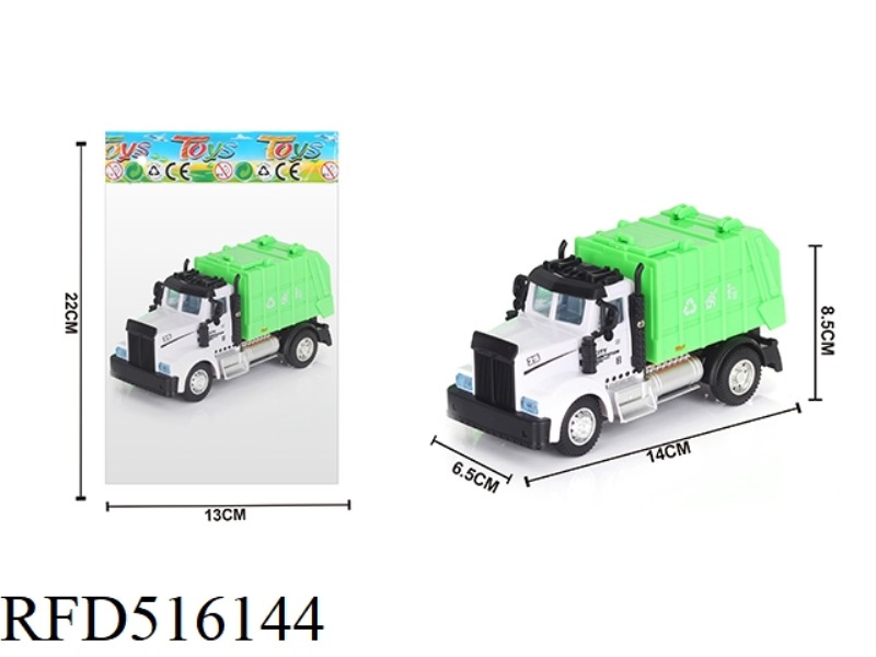 1:64 AMERICAN STYLE SANITATION GARBAGE TRUCK
