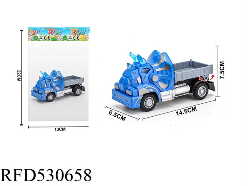 1:64 BOOMERANG TRICERATOPS TRANSPORT TRUCK