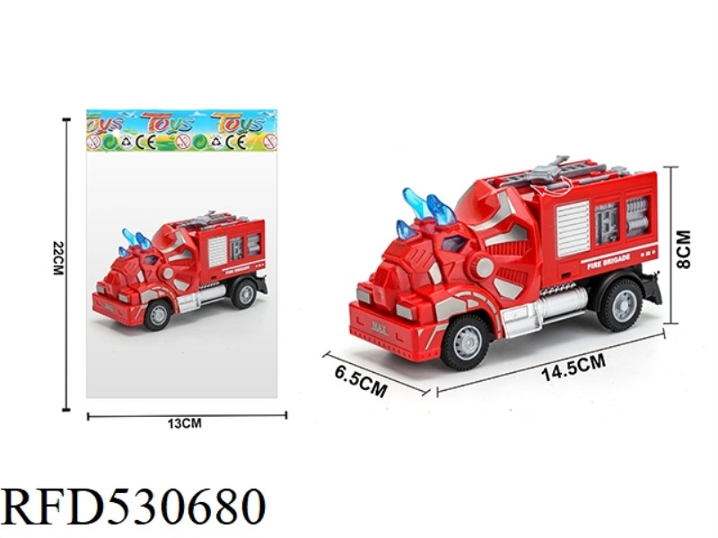 1:64 TRICERATOPS WATER CANNON FIRE TRUCK